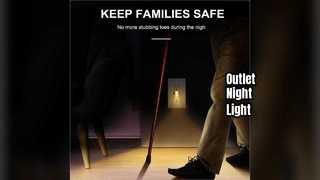 منفذ USB ضوء ليلي 5 فولت 4.8 أمبير مقاوم للعبث