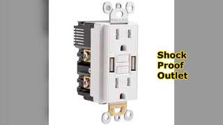 منفذ GFCI آمن ومنفذ USB يحميك