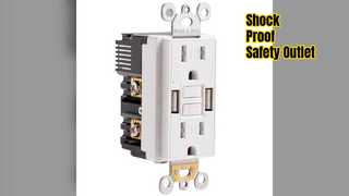 تأمين منفذ GFCI وسلامة USB